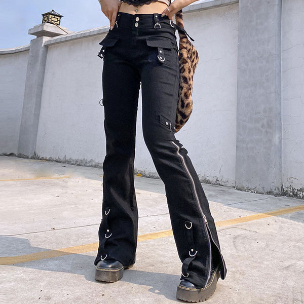 Fashion low waisted baggy jeans