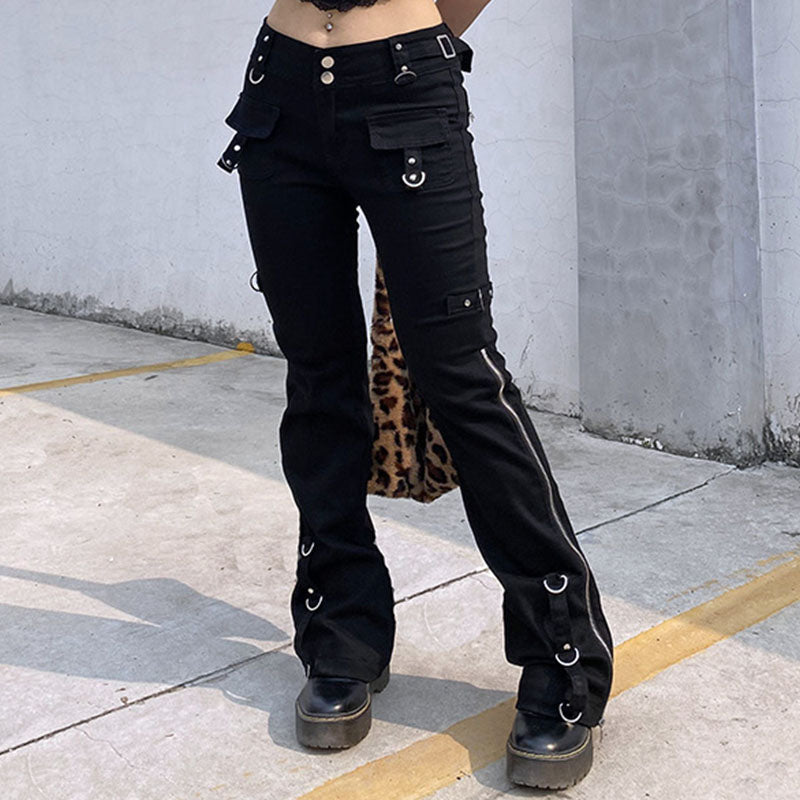 Fashion low waisted baggy jeans