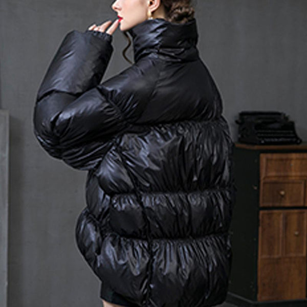 Women's oversize casual short down coat