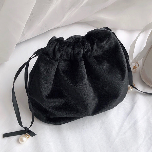 Handbag for Women White Pearl Decoration Evening Bags