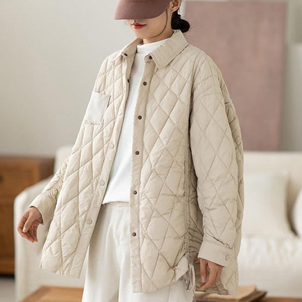 Women's fashion long puffer jacket
