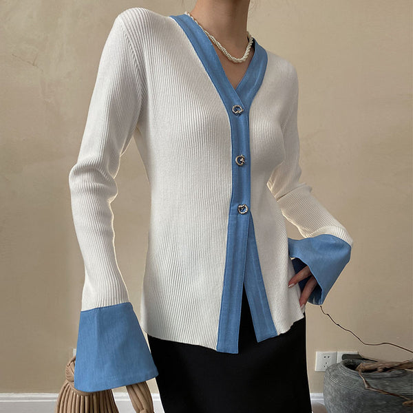 Women's slim knit top