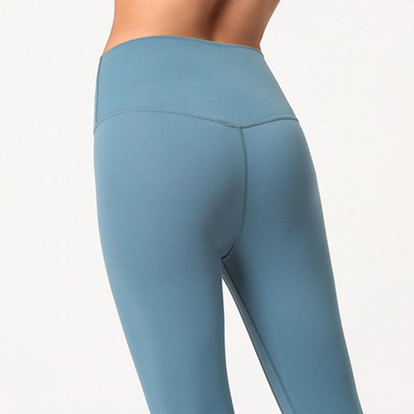 Solid color tight yoga pants