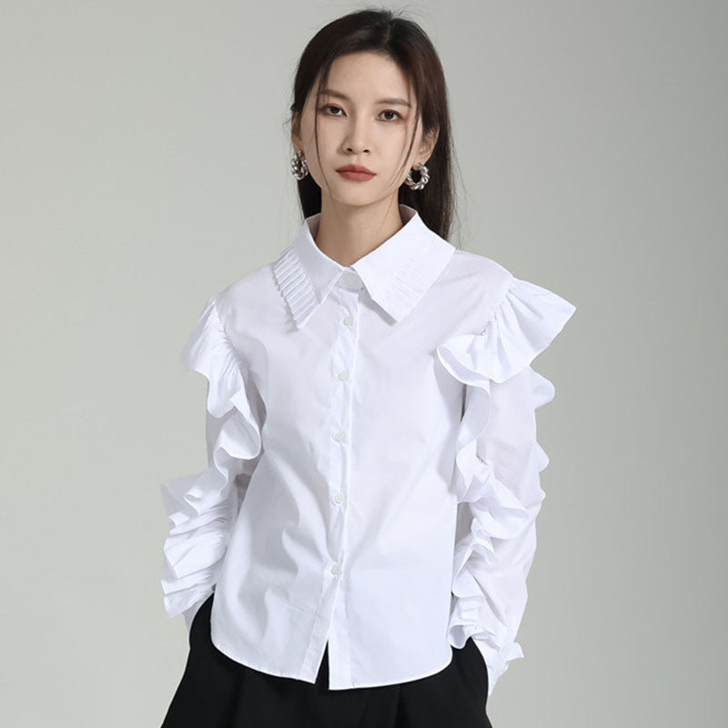 Women's long sleeve shirt blouse