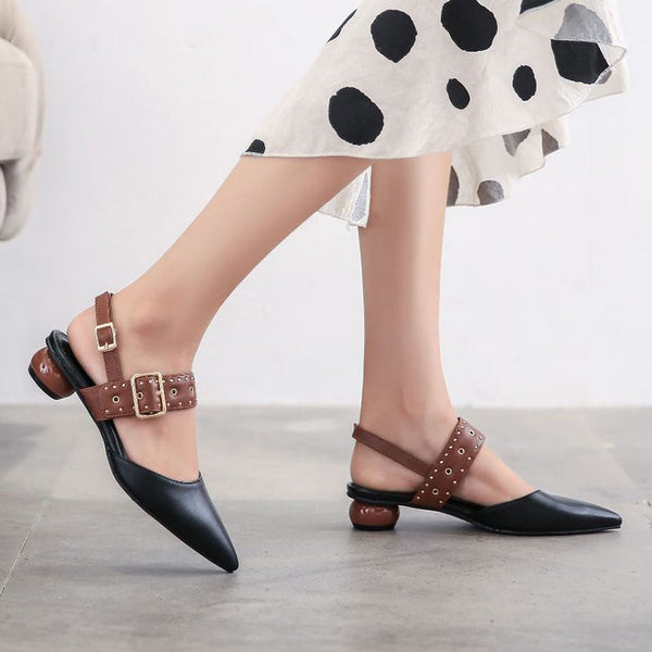 Women's pointed toe strap sandals