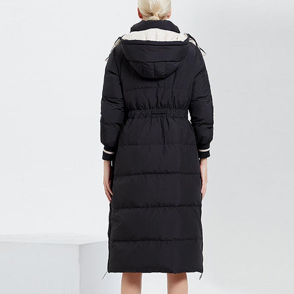 Women's thicken oversize long puffer coat