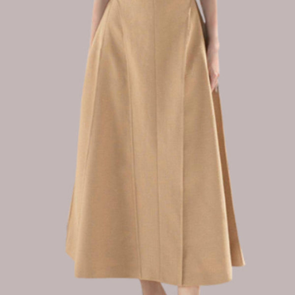 Color blocked sleeveless high waisted maxi dresses