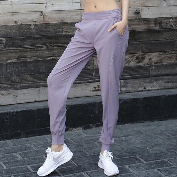 High waisted ankle bended cropped active pants