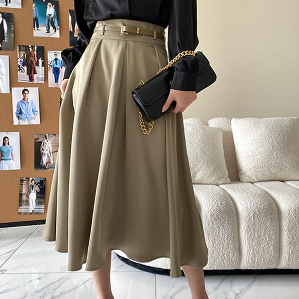 Women's high waist maxi skirts