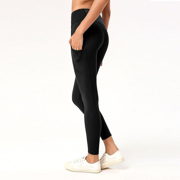 High waisted active pants with pockets