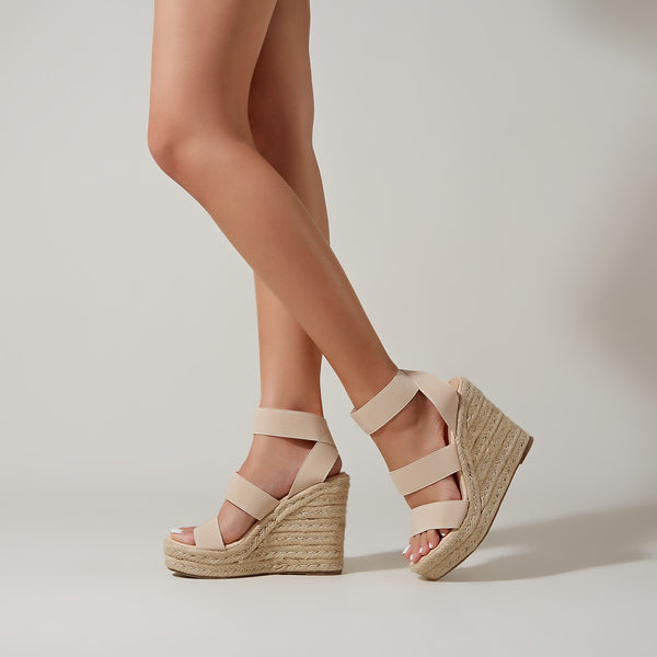 Women Dressy Platform Wedge Sandals