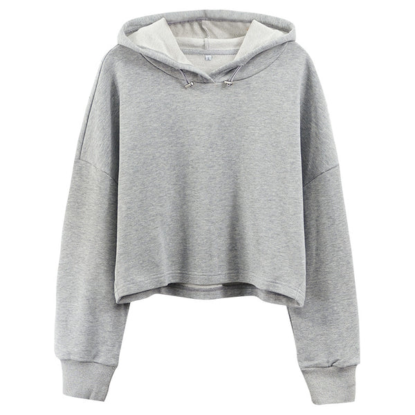 Knit casual hoodies