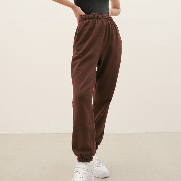 High waist casual joggers