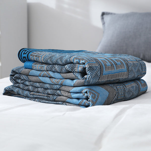 Geometric towel quilts blankets sofa throw blankets