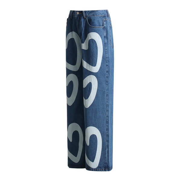 Hihg waist wide leg jeans