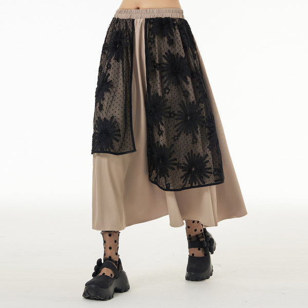 Casual oversize long skirts