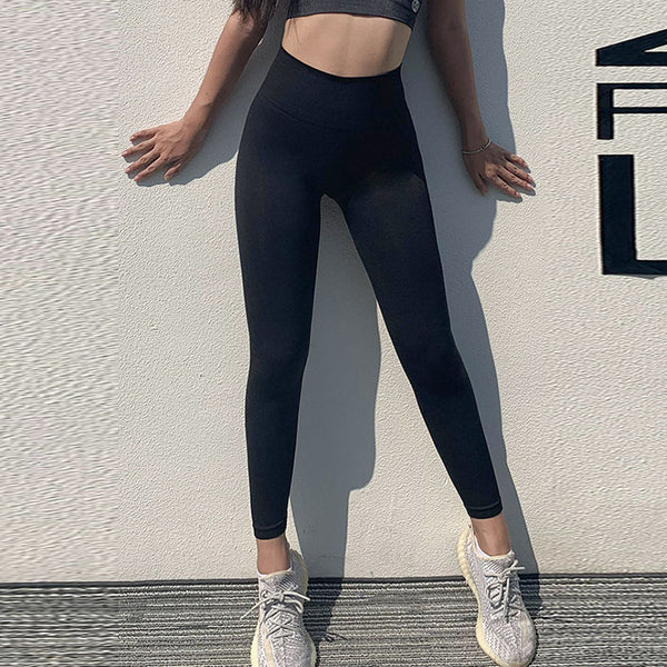 High waisted push-up active pants