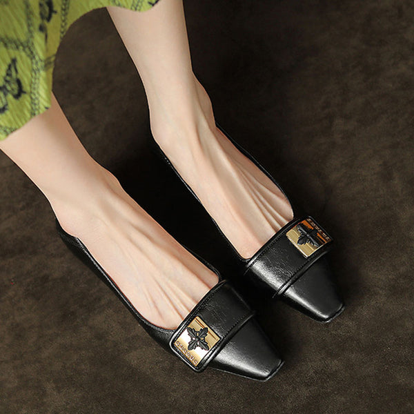 Women's pointed flat shoes