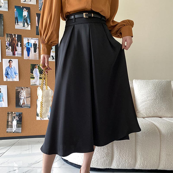Women's high waist maxi skirts