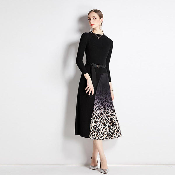 Women's fall knit midi dresses